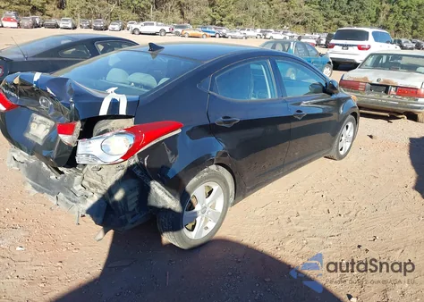2013 Hyundai Elantra Gls from USA, damaged, VIN 5NPDH4AE9DH228695